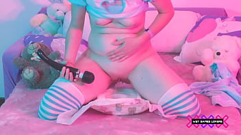 Preview 3 of Big Boys Sixey - Pink Nina Vicious &amp_ Sweet Purple Diana - Full Trailer