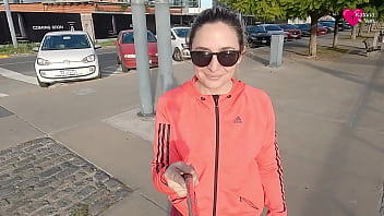 Preview 2 of Nude Deh Alves Hd Porn - Gringa walk through Puerto Madero Buenos Aires,  ends in a facial with semen!