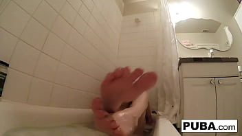 Preview 4 of Nabalik Ladki Xxi - Busty Brett Rossi takes a hot bath that makes her real horny