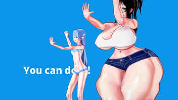 Preview 3 of Pussy Insight - Elise Exercise Dance (Ecchi)
