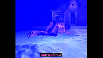 Preview 3 of Selfie Tit - Poolside night encounter...