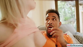 Preview 1 of Mom Horney Milf - Watch me get fucked by my trans roommate