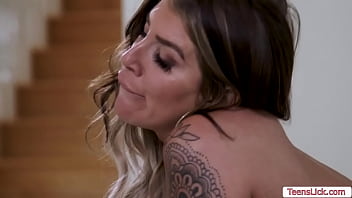 Preview 2 of American Full Porn Movic - One Asian gets pussy licked by two busty babes