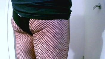 Preview 1 of Indian Xx Hindi Video - Chubby Virgin Sissy In Her New Mickey Mouse Panties And Fishnets