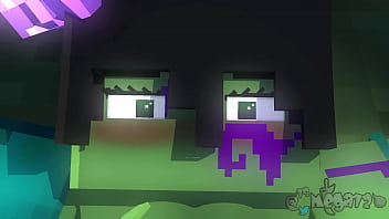 Preview 3 of 12yo Sex Pedo - Zombie Girl x Human Minecraft Animation (FUTANARI,  18 )