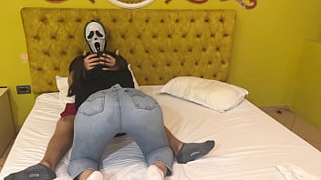 Preview 2 of Www Xxx Vip Video Download - Ghostface gets free blowjob for halloween