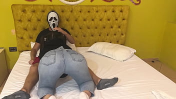 Preview 1 of Www Xxx Vip Video Download - Ghostface gets free blowjob for halloween