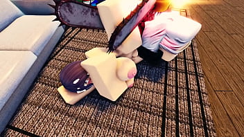 Preview 3 of Us Suhagrat Xnxx - Chainsaw Man VS Reze On Roblox