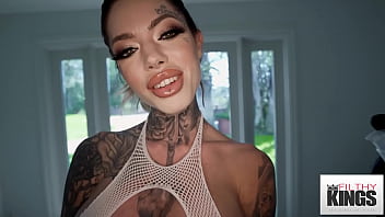Preview 1 of Bad Romes - FilthyMassage - HUGE TITTIED INKED Blonde Has Oil Dripping On Her Pussy And Fucked