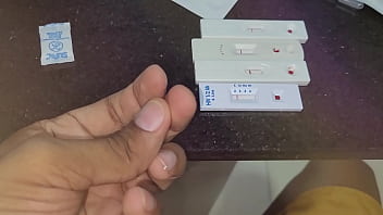 Preview 4 of Ajina Menon Pron - Fazendo Teste Rapido DST em Casa,  no Sabado Upas Fechadas