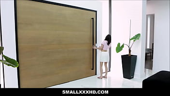 Preview 1 of Small Son Old Mom Xxxcom - SmallXXXHD - Tiny Latina Teen Orgasms On Big Dick After Playing Hide And Seek - Aria Valenecia