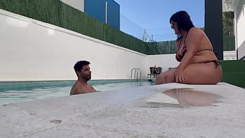 Preview 2 of America Ammi - My pool flirt