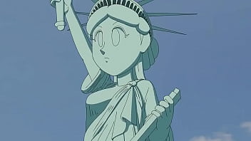 Preview 1 of Kiss Local Bf Video - Statue of Liberty &mdash_ Tansau (Porn Animation,  18 )
