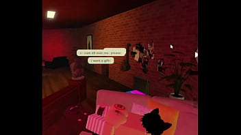 Preview 2 of Big Fosi - Uncut footage of a catboy getting some good BBC on roblox~