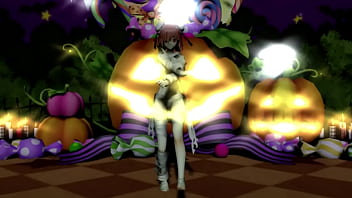Preview 1 of Porn Scandak - [mmd] Happy Halloween (Ibaraken Kasen Dance)
