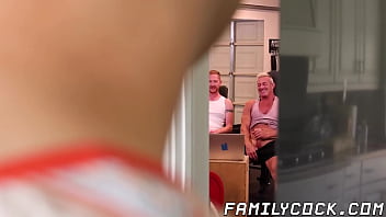 Preview 1 of Amy Reid Tits Cum - Hunk Matthew Figata dick shoves inside stepson Dakota Lovell