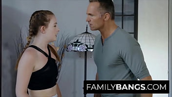 Preview 1 of Pervert Teacher - FamilyBangs.com ⭐ Muay Thai Fighter Teen Stuffed by Dad,  Danni Rivers,  Marcus London