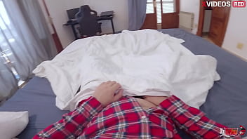 Preview 1 of Hd Sixxxxy - I saw my stepson jerking off and invited him to fuck my pussy and ass