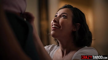 Preview 2 of Little Babi Sex - Quickie turned into rough gangbang sex with stud husbands big cock friends and Casey Calvert liked it