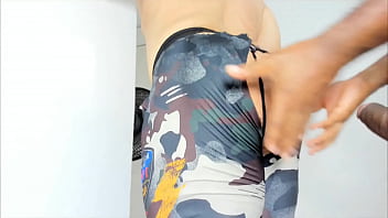 Preview 2 of Mom Forced Pay Debt Reluctantly7 - My ass feels so tight standing with this cock