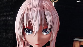 Preview 1 of Kathia Nobilit T - Luka super psycho love mmd