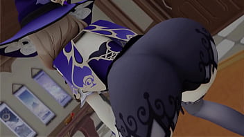 Preview 1 of Vi U - genshin impact lisa Ass shake