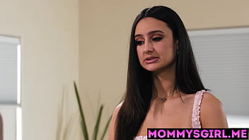 Preview 1 of Baisez Moi - Big tits MILF stepmom Shay Sights pleased her hot lesbian Latina teen stepdaughter Eliza Ibarra
