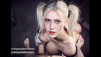 Preview 2 of Find Penny - Harley Quinn Handjob | Uncensored Hentai AI generated