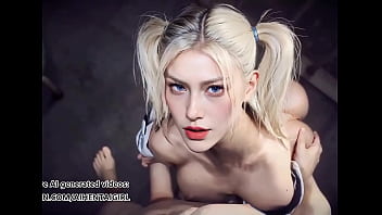 Preview 1 of Find Penny - Harley Quinn Handjob | Uncensored Hentai AI generated