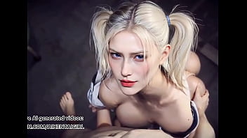 Preview 4 of Find Penny - Harley Quinn Handjob | Uncensored Hentai AI generated