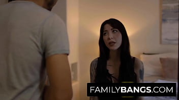 Preview 1 of Bokep India Full Streaming - FamilyBangs.com ⭐ Step Bro and Stepsis Sweating on the Bed,  Goth Charlotte,  Alex Jones