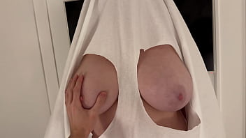 Preview 1 of 69 Sax Grill School - Fucked Big Titty Ghost on Halloween