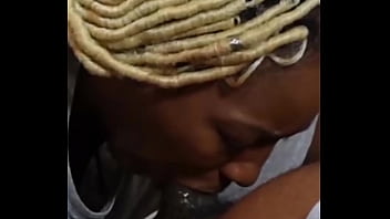 Preview 4 of Kashia Greu - Black Woman Real Couple Sexy blowjob and oiled up fucking