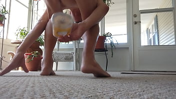 Preview 1 of Mom Dad San Xxx Full Family - Fire ball bottle anal