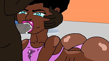 Preview 4 of Jungle Rap Old - Sugar Daddy Deep Throats Gold Digger By The Pool