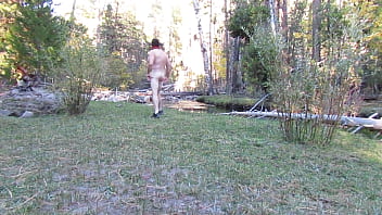 Preview 2 of Www Bangalihotbf - Naked walk along the creek.