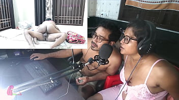 Preview 4 of Girl In Girl Sex - Who is more Sexy Jija or Saali - Indian Porn Reaction in Hindi