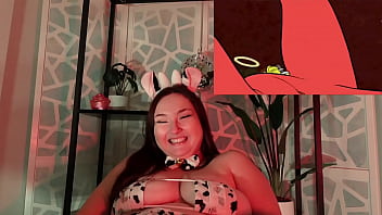 Preview 2 of Mandy Busa - React: Try 2 Cum w/ me #33