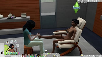 Preview 2 of Vedo Sax - foot massage fun worship feet 3D videogame