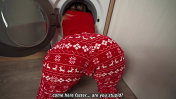 Preview 1 of Bdsm Laki - Best Gift for Step Son - Step Mom Stuck in Washing Machine!