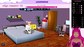Preview 2 of Dog Girl Animal Xxx Sax - VTuber LewdNeko Plays Harem Hotel Part 9