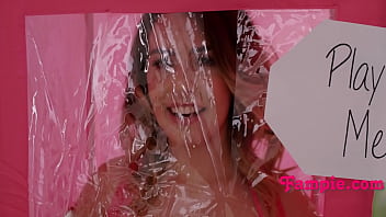 Preview 1 of Farsh Time Xxn Sister - Stepbro Unwraps The Package And Whips His Dick Out For Teen