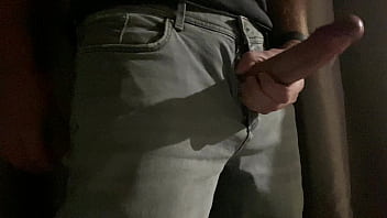 Preview 3 of Saxxxxxxxx Vdo - Pulling my impressive big cock out of grey jeans