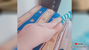 Preview 4 of Sasha Juggs Sex - 18 Youtuber CrossdresserKitty MASTURBATING You Can Request Your Name on My Thighs And I can Masturbate For You Lovelies