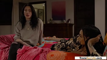 Preview 1 of Xxx Rukt - My busty tgirl stepsis fucking my pussy