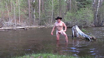 Preview 3 of Bahan Aur Bhai Muslim - Skinny dip and bathing.
