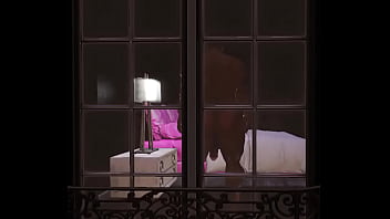 Preview 4 of MaRoc - spying on mega hunk duane brown thru window