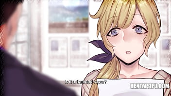 Preview 1 of Rep Saxflim - Big Tits Tenant Gets Fucked By An Invisible Entity &amp_ Slowly Begins Liking It - ENG SUBS