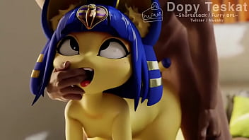 Preview 3 of Moor Deep - Ankha dando para o neg&atilde_o
