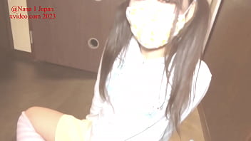 Preview 1 of Niya Kalefa - Nana,  who is short,  does a sweet diaper cosplay. Erotic masturbation in diaper! !